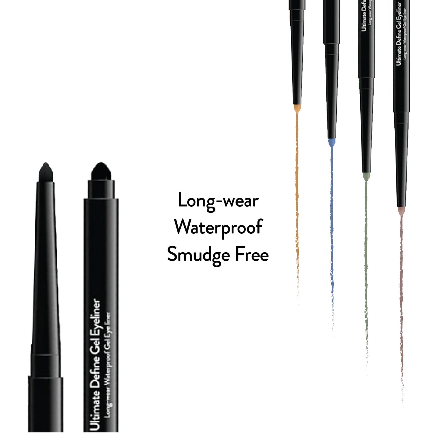 Sistar Ultimate Define Gel Eyeliner Pen Long Lasting Smudge Free Smooth Application Waterproof Liner (Bright Bronze)