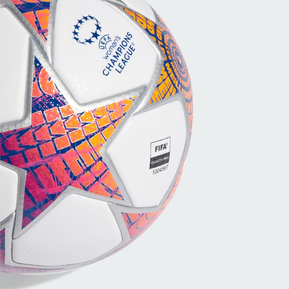 adidas Womens UCL Pro Soccer Ball - Official Match Ball with Seamless Surface, FIFA Quality Pro Certified (UWCL Pro 23/24 Group Stage Ball…
