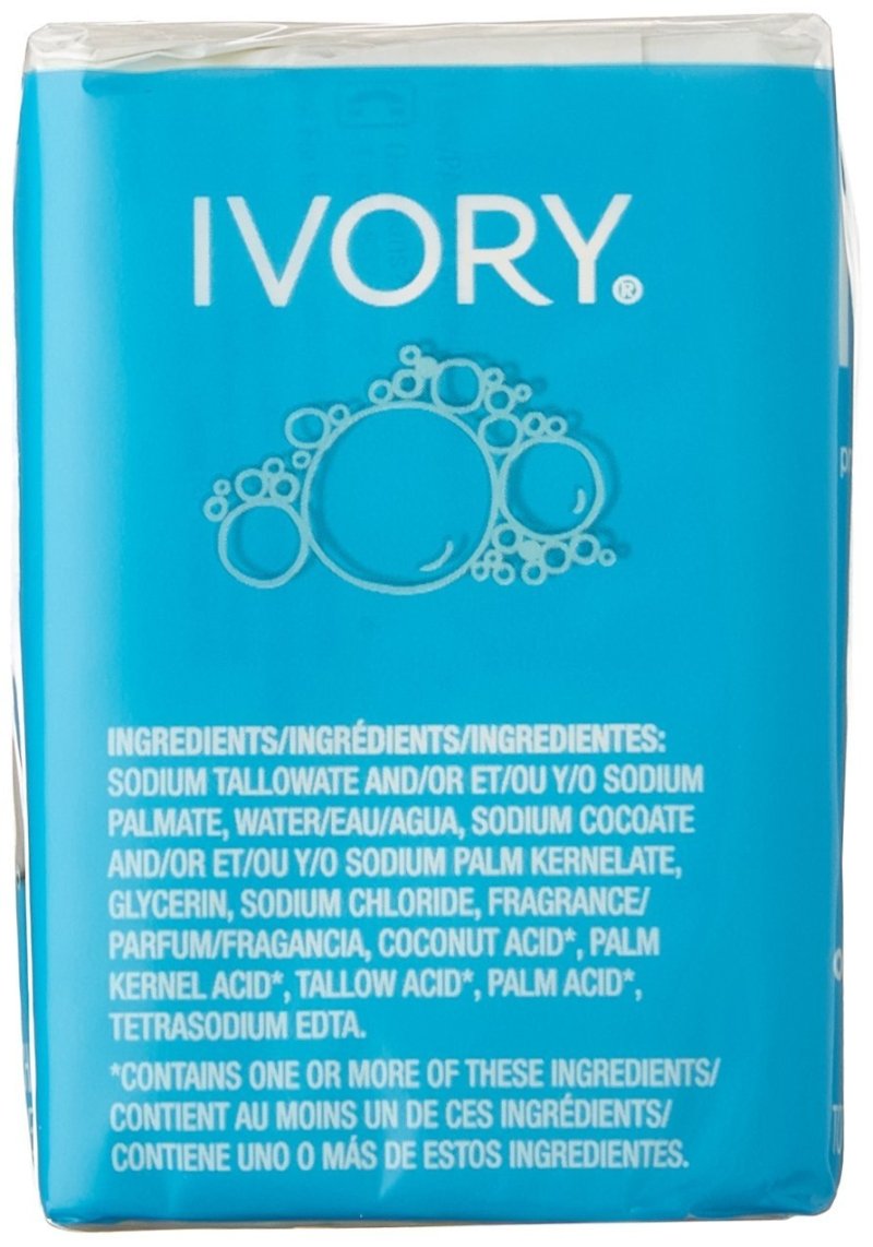 Ivory Soap Simply Ivory 3 Bars 3.1 Ounce Each (Value Pack of 24)