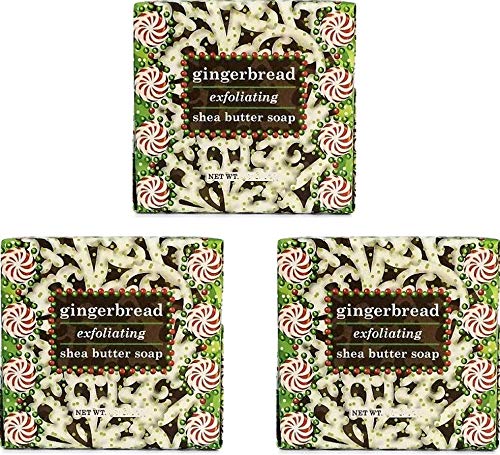 Greenwich Bay Exfoliating Spa Soap, Shea Butter, and Cocoa Butter. Blended with Loofah and Apricot Seed, No Parabens, No Sulfates 6.35 Oz. (3 Pack) …