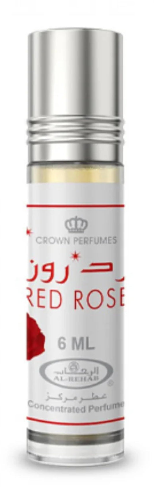 Al-Rehab Red Rose Concentrated Perfume Oil, 0.2 Ounce / 6ml