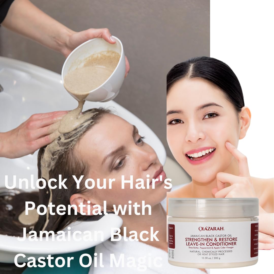Jamaican Black Castor Oil Strengthen, Restore, Hair Care Bundle | Conditioner, Shampoo, Leave-in Conditioner, Oil/Serum | Fortify, Reduce Breakage