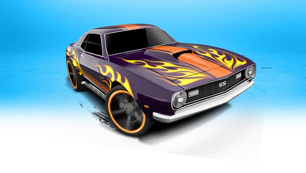 Hot Wheels, 2015 HW Workshop, '68 Copo Camaro [Purple] 211/250