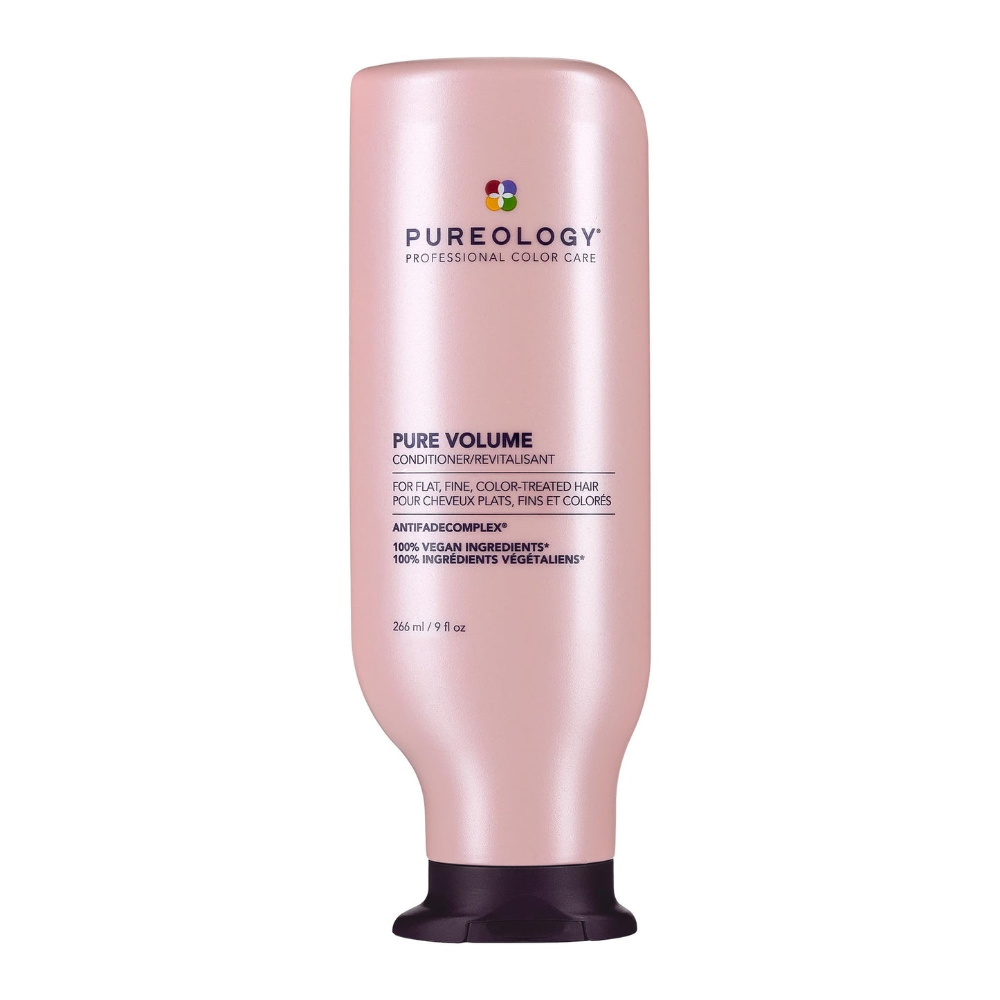 Pureology Pure Volume Conditioner - Enhances Volume and Movement, Lightweight Shampoo for Fine, Flat, Color Treated Hair, 9 Fl Oz