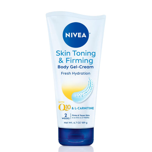 NIVEA Skin Firming & Toning Body Gel-Cream - With Q10 For Normal Skin - 6.7 oz. Tube