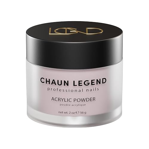 Chaun Legend Acrylic Powder, 2oz Long Lasting Salon Quality, Bubble Free, Self Leveling Professional Manicures, Fake Nails, Carving & Extensions, Pink Beauty & Personal Care Chaun Legend Professional Nails