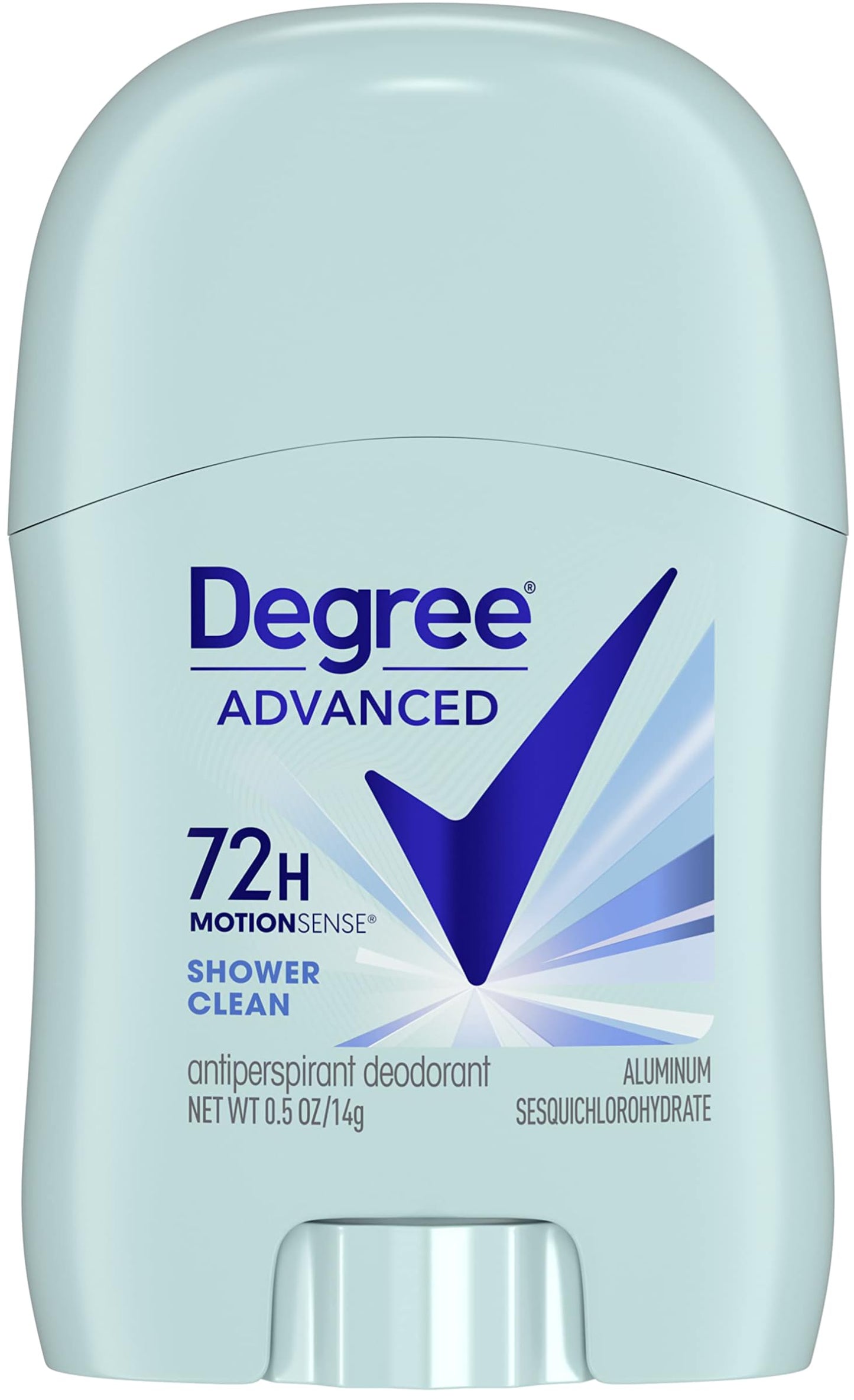 Degree Women’s Travel Deodorant Shower Clean 18-Pack - 72H Body Heat Activated Mini Antiperspirant, 0.5 Oz Ea