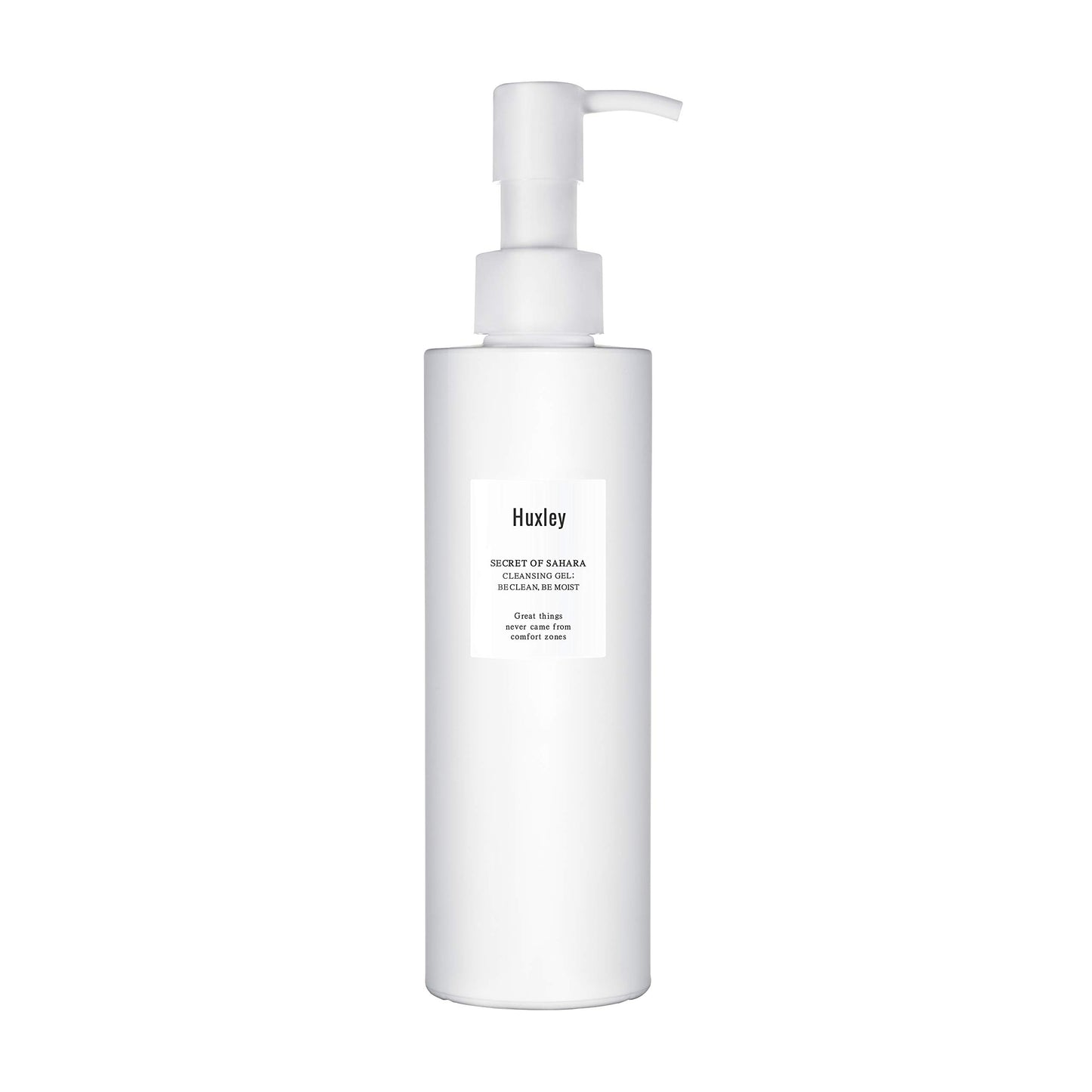 Huxley Secret of Sahara Gel Cleanser, Korean Gel-to-Foam Facial Cleanser for Daily Cleansing, Gentle Hydrating Face Wash for Makeup & Sunscreen