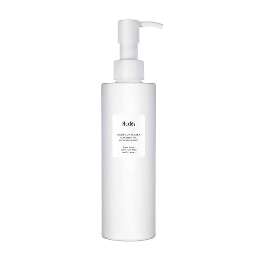 Huxley Secret of Sahara Gel Cleanser, Korean Gel-to-Foam Facial Cleanser for Daily Cleansing, Gentle Hydrating Face Wash for Makeup & Sunscreen Beauty & Personal Care Huxley