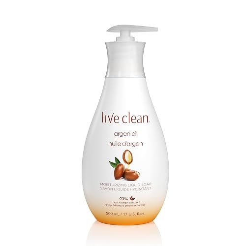 Live Clean Liquid Hand Soap, Argan Oil, 17 Oz (Packaging May Vary)