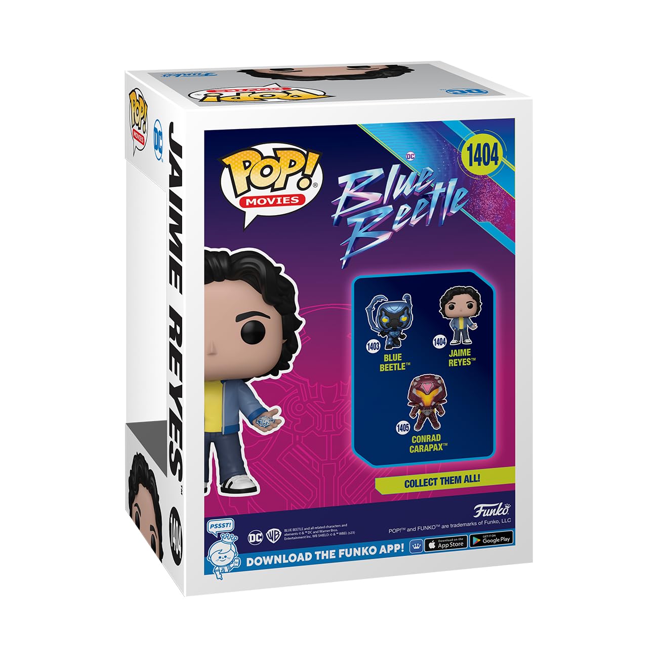 Funko POP! Movies: DC - Blue Beetle - Jaime Reyes - Collectable Vinyl Figure - Gift Idea - Official Merchandise - for Kids & Adults - Movies Fans…