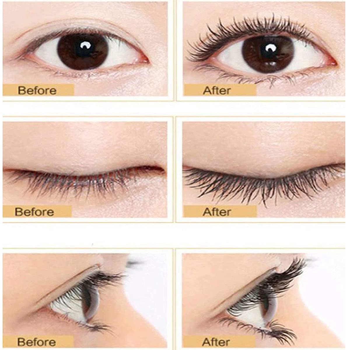 Venicare 4D Silk Fiber Lash Mascara Liquid Extension Makeup Eye Lash Kit Luxuriously Longer Thicker Voluminous Eyelashes Waterproof Smudge-proof