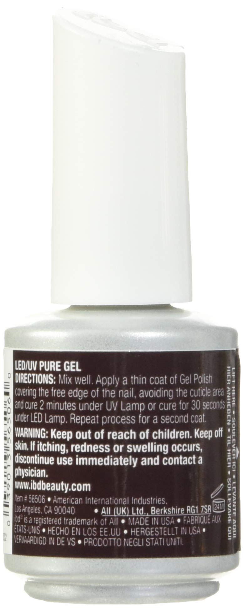 IBD Just Gel Nail Polish, Plum Raven, 0.5 Fluid Ounce Beauty & Personal Care IBD