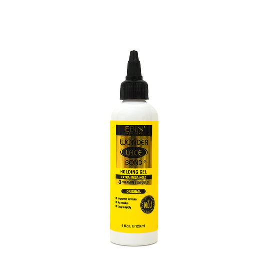 EBIN NEW YORK Wonder Bond Holding Gel 4oz/ 120ml - Original (Extra Mega Hold) | Quick Drying, Improved Formula Provides All-Day Hold, Easy to Apply