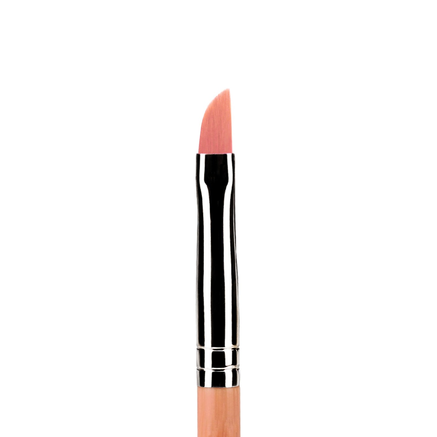 Bdellium Tools Professional Makeup Brush - Pink Bambu Series 548 Dagger Lip - With Soft Synthetic Fibers, For Precise Lip Definition (Pink, 1pc)