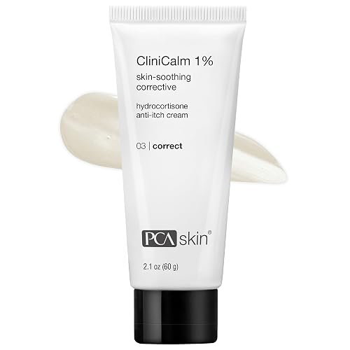 PCA SKIN CliniCalm 1% Maximum Strength Hydrocortisone Soothing Cream - Anti Itch Intense Therapy Moisturizing Face & Body Lotion with Aloe