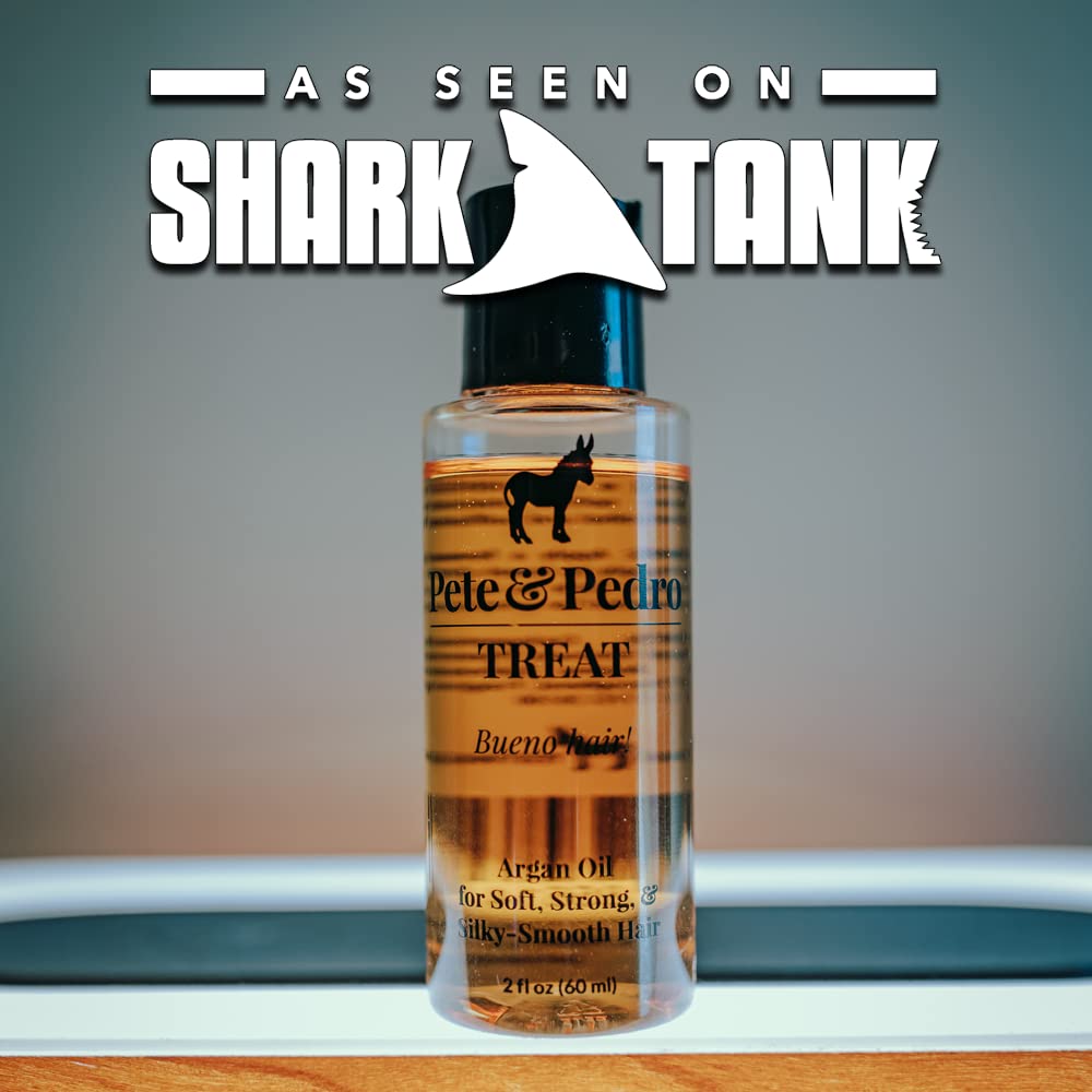 Pete & Pedro TREAT - Argan Oil Moisturizing Hair Treatment | Keeps Hair Soft, Strong, Frizz-Free, Silky, & Shiny | Helps Dry & Damaged Skin, Nails,
