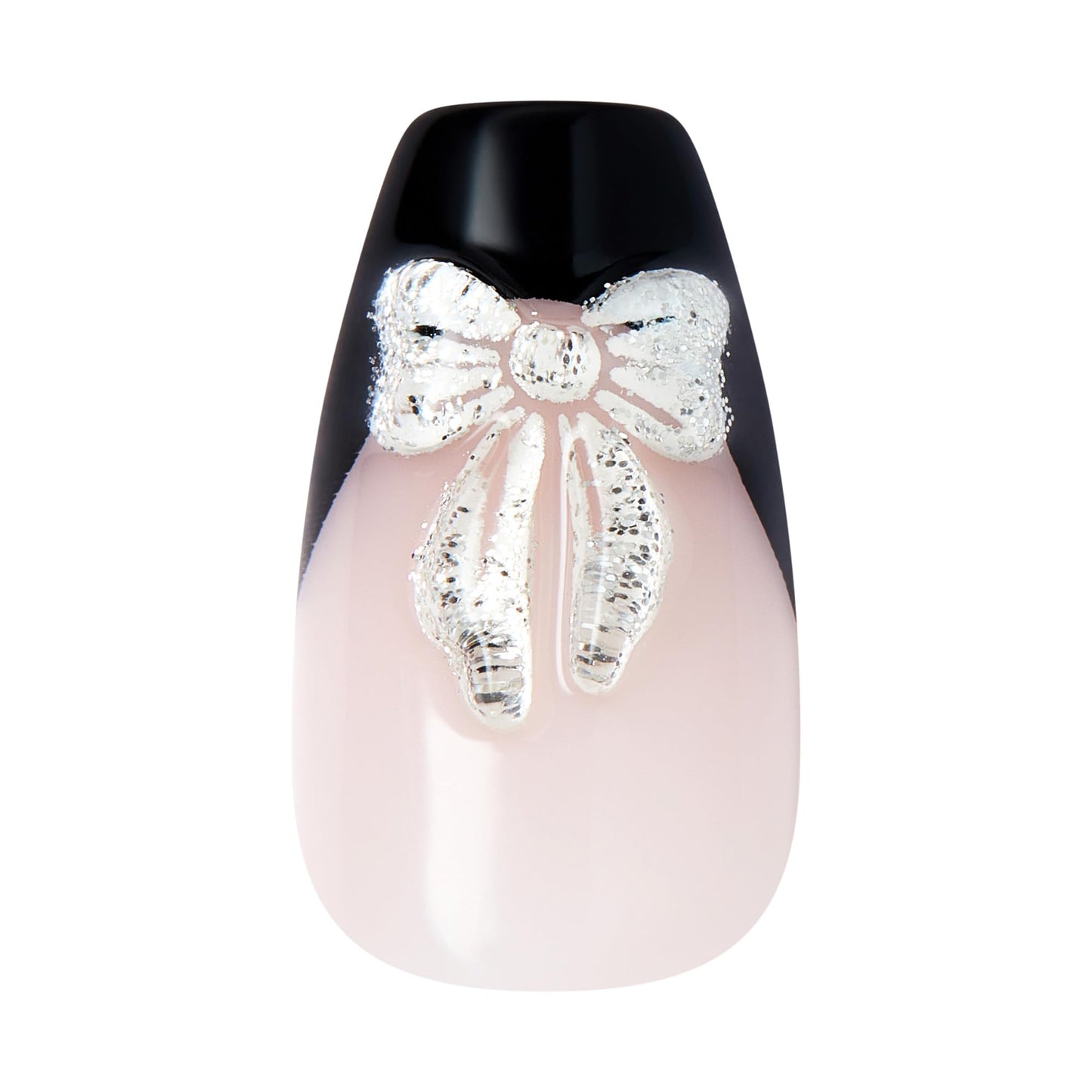 Kiss Impress No Glue Mani Press On Nails, Design, 'By the river', Black, Medium Size, Coffin Shape, Includes 30 Nails, Prep Pad, Instructions Sheet, 1 Beauty & Personal Care imPRESS