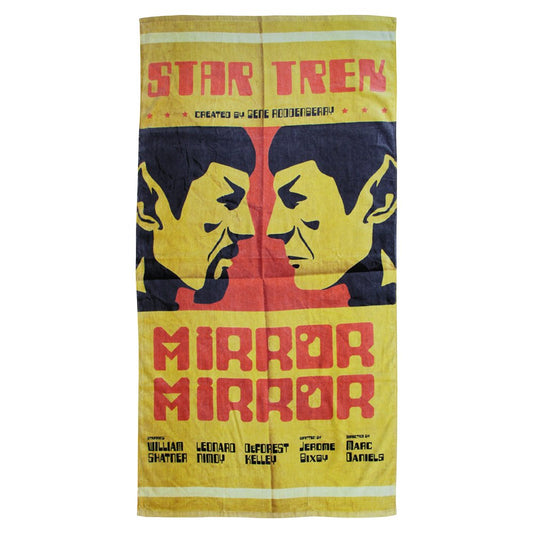 Star Trek The Original Series: Spock Mirror Mirror Cotton Beach Towel