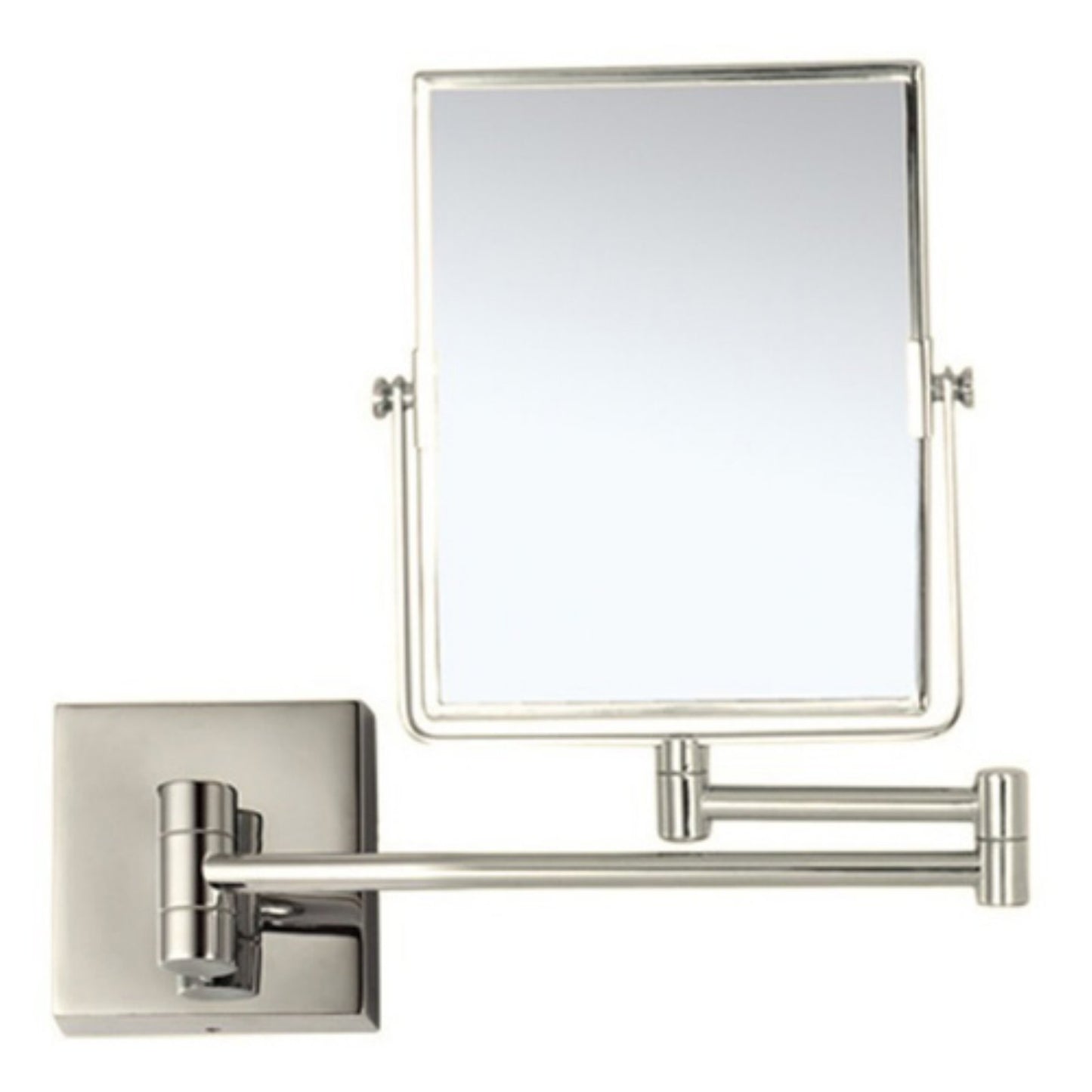 Glimmer Nameeks AR7721-CR-3x Wall Mounted Makeup Mirror, 5" L x 6.3" W