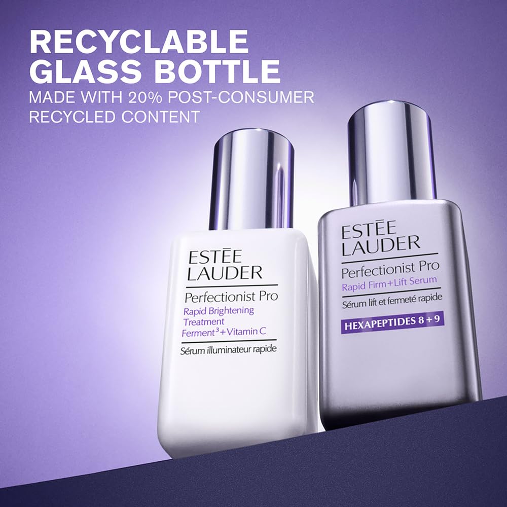 Estée Lauder Perfectionist Pro Rapid Duo Brightening Treatment Face Serum with Ferment3 + Vitamin C | Targets Dark Spots, 3.4 Fl Oz