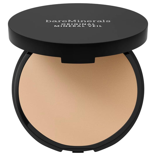 BareMinerals Original Pressed Mineral Veil Setting Powder with Puff Applicator, 0.35 Ounce (Pack of 1),Sheer Medium