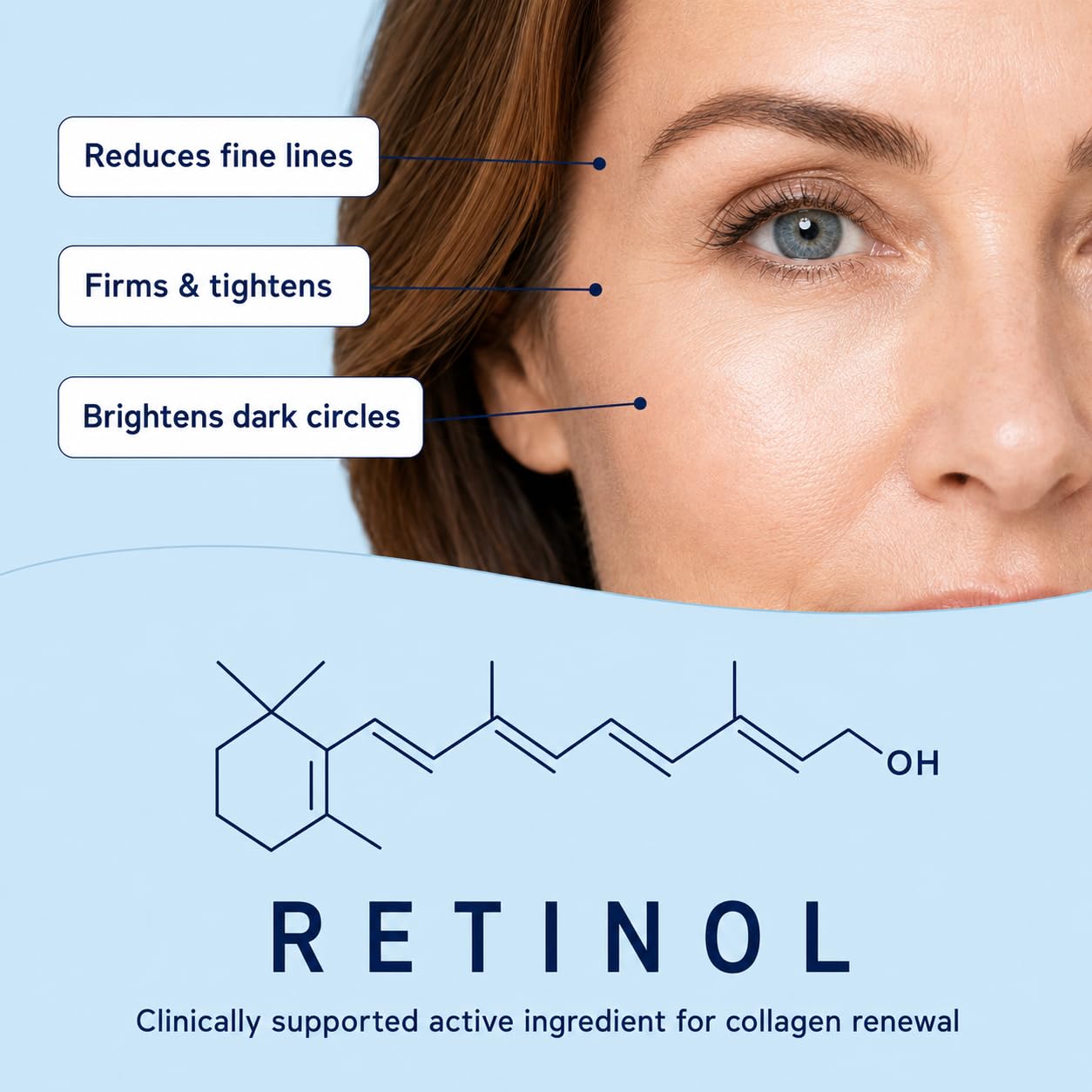 Under Eye Patches for Dark Circles: 30 Pairs Enaskin Naturals Retinol Collagen Eye Gels Mask - Reduce Wrinkles Puffy & Bags - Skin Treatment Pads Beauty and Personal Care Enaskin Naturals