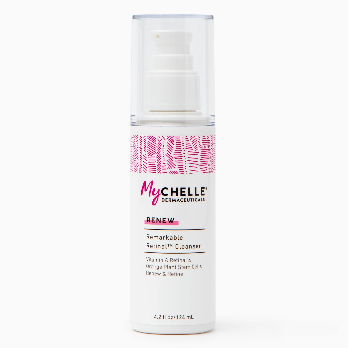 MyCHELLE Dermaceuticals Remarkable Retinal Facial Cleanser (4.2 Fl Oz), Renews and Refines Skin with Vitamin A Retinaldehyde and Orange Plant Stem