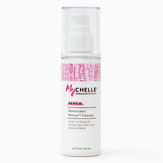 MyCHELLE Dermaceuticals Remarkable Retinal Facial Cleanser (4.2 Fl Oz), Renews and Refines Skin with Vitamin A Retinaldehyde and Orange Plant Stem