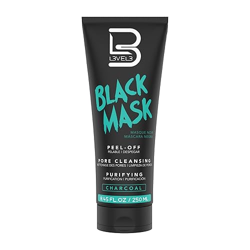 L3 Level 3 Peel Off Mask - Deep Cleansing Black Head Removal - Removes Impurities and Dead Skin Cells For Acne and Pimples - Level Three Mask Peel Off