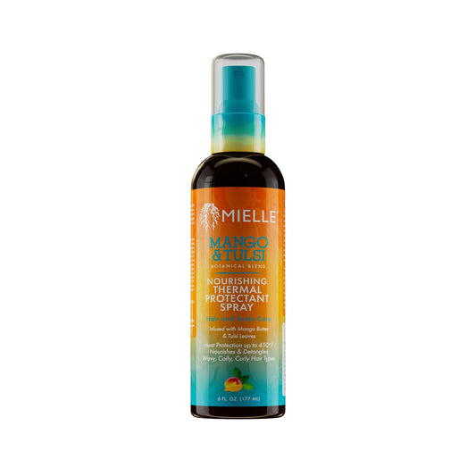 Mielle Organics Nourishing Thermal Heat Protectant Spray - Heat Protection Spray for Hair to Detangle, Nourish & Protect - Shields Hair from Blow Outs