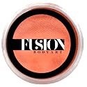 Fusion Body Art Pro Face Paint | Pearl Juicy Orange (25gm), Professional Quality Water Activated Shimmery Face and Body Paint Supplies Single Metallic