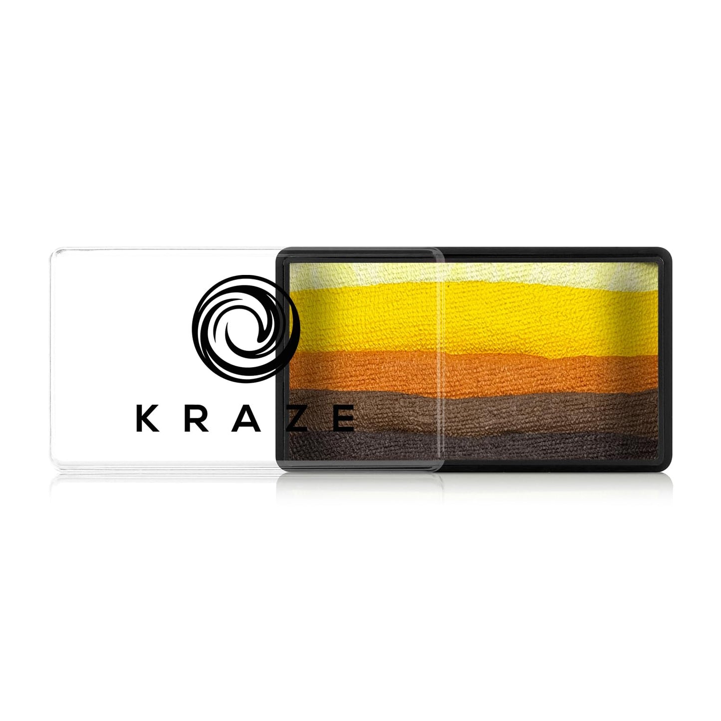Kraze FX Dome Stroke - Daffodil by Linnea (25 gm), Professional 1-Stroke Split Cake, Hypoallergenic, Non-Toxic, Water Activated Face & Body Painting