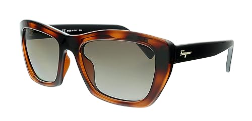Salvatore Ferragamo SF958S 214 Tortoise Rectangle Sunglasses for Womens