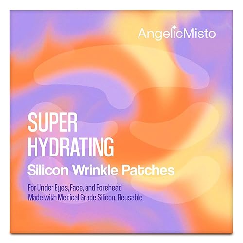 AngelicMisto Reusable Silicone Patches for Under Eye, Face and Forehead Wrinkles