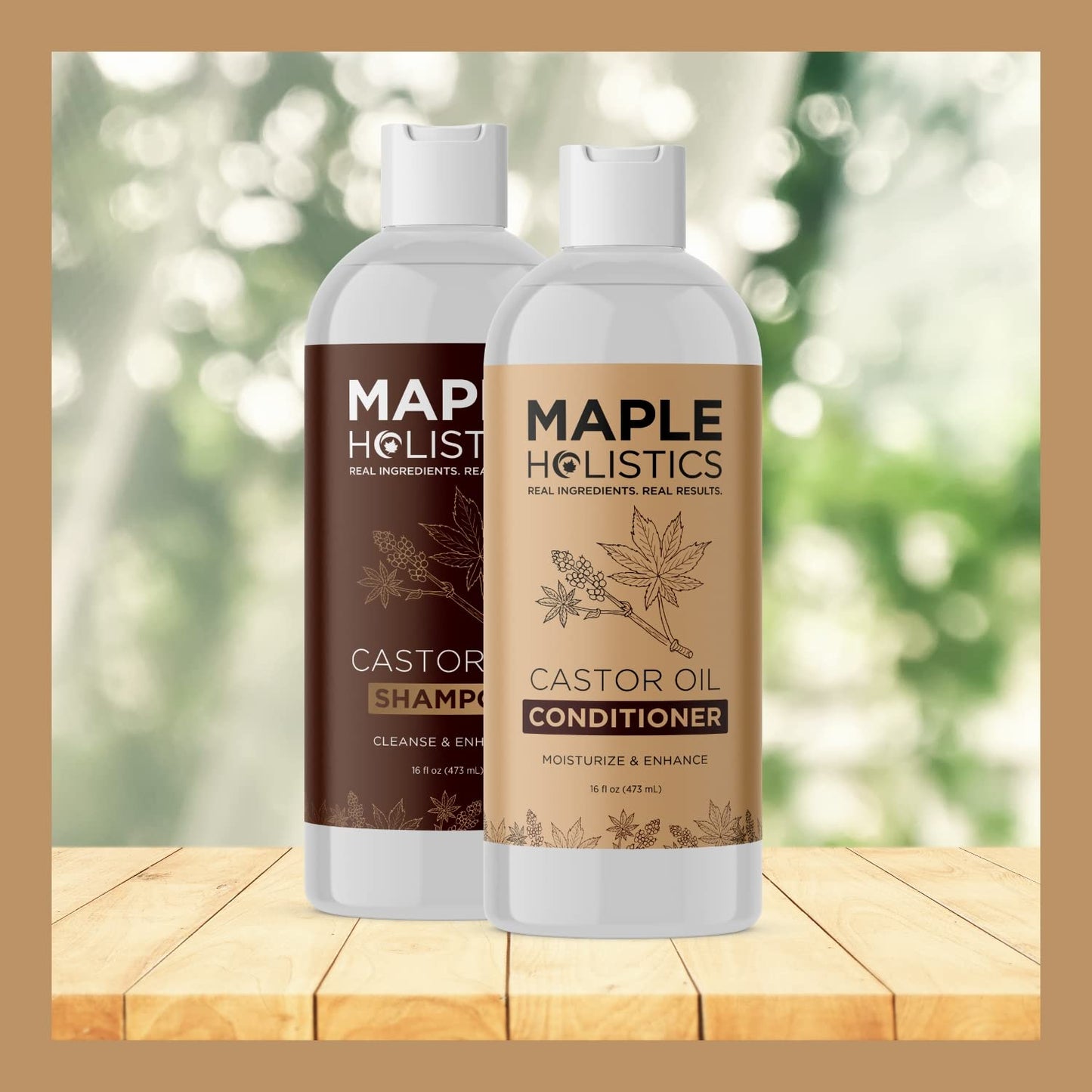 Castor Oil Shampoo and Conditioner Set - Jamaican Black Castor Oil Shampoo and Biotin Collagen Conditioner - Sulfate Free Shampoo and Conditioner