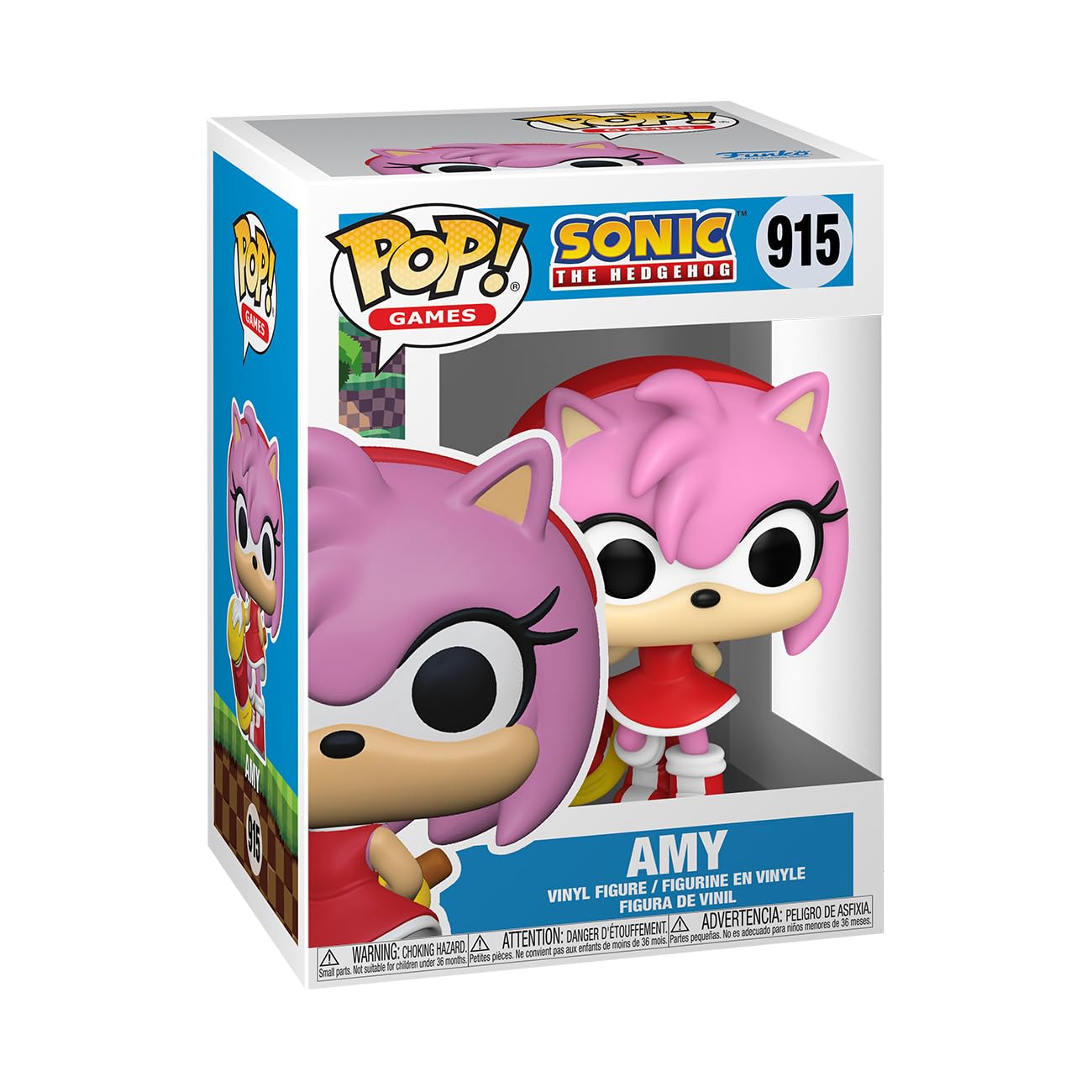 Funko POP! Games: Sonic - Amy Rose - Sonic The Hedgehog - Collectable Vinyl Figure - Gift Idea - Official Merchandise - for Kids & Adults - Games…