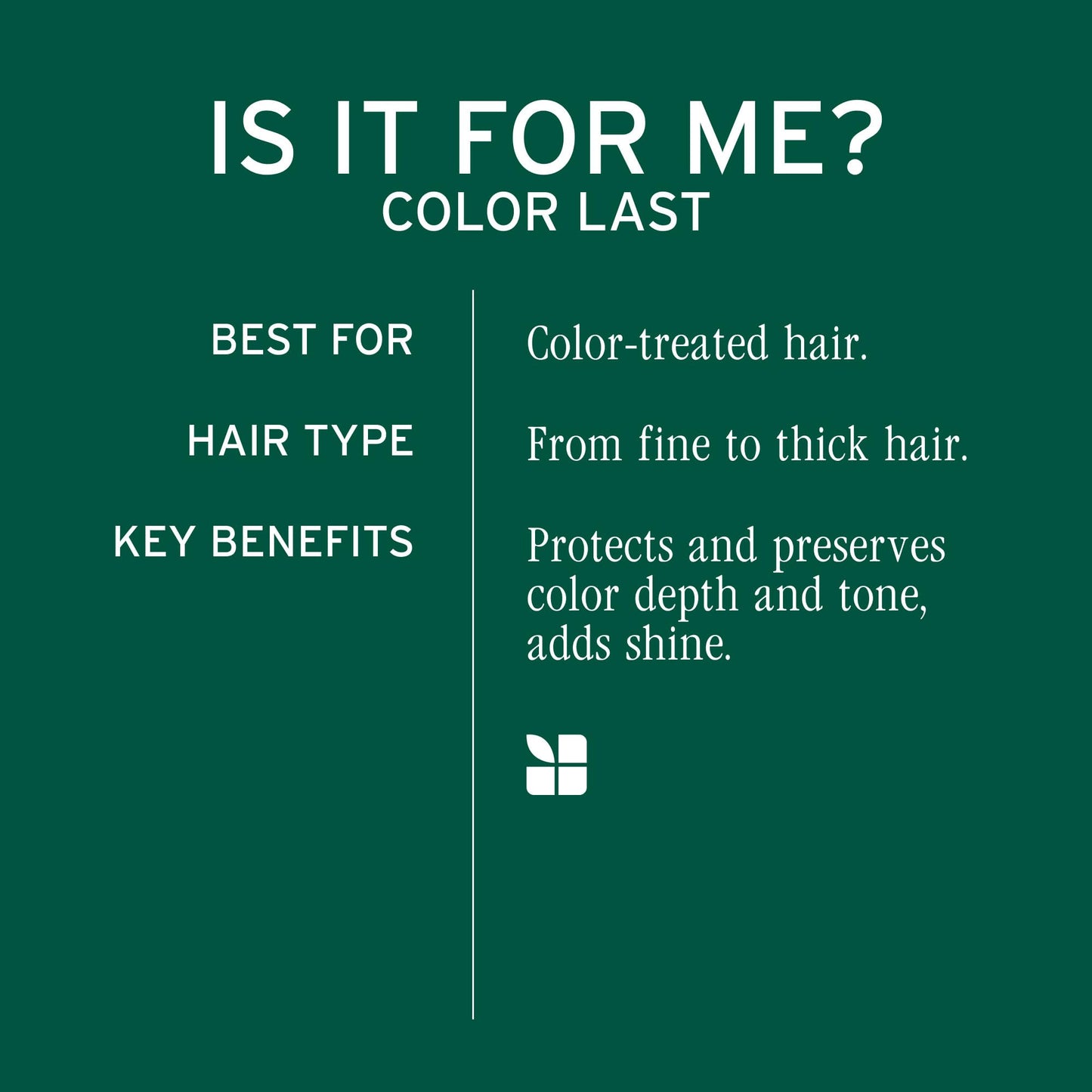 Biolage Color Last Conditioner | Color Safe Conditioner | Helps Maintain Depth & Shine | For Color-Treated Hair | Paraben & Silicone-Free | Vegan| Beauty and Personal Care Biolage