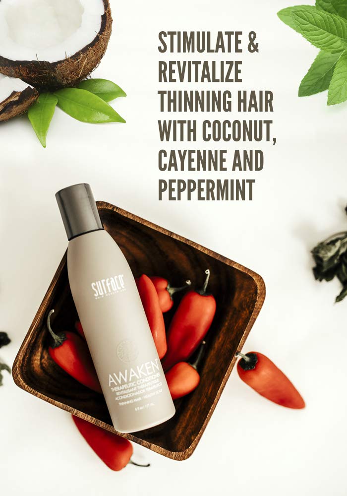 Surface Hair - Awaken Therapeutic Conditioner - Natural Ingredients for Thinning Hair and a Healthy Scalp - 6 fl oz
