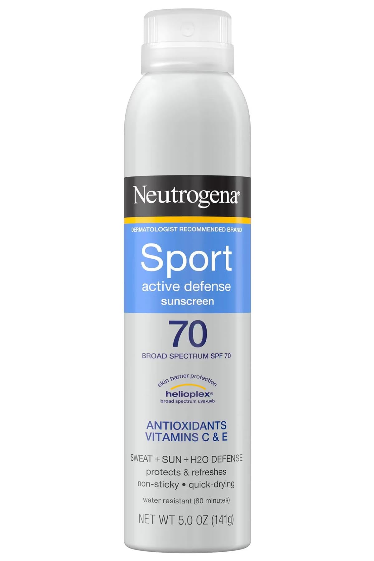 Neutrogena, Sport Body Spray 70 Spf Sunscreen, 5 Ounce