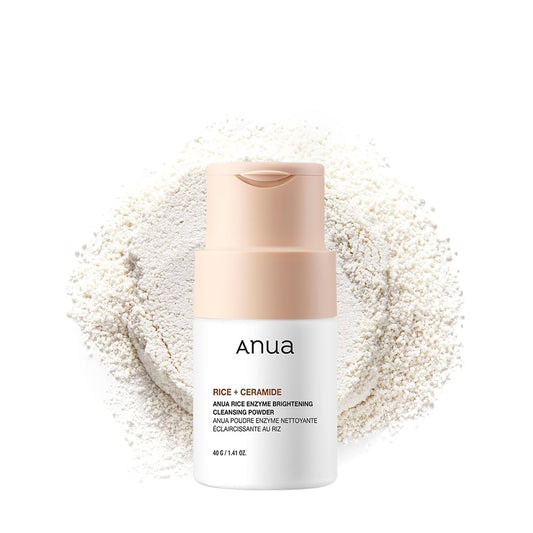ANUA Rice Enzyme Brightening Cleansing Powder, Exfoliating Powder-to-Foam Cleanser, Smooth Texture & Clarity, Hydrating & Gentle Formula, Korean Beauty and Personal Care ANUA Default Title