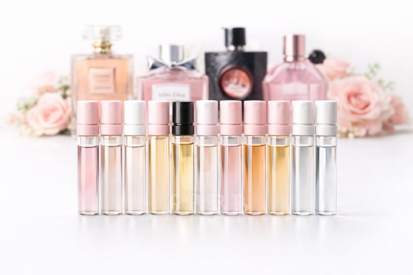 Travel Perfume Set for Women - 8 Mini Fragrance Samples, Portable Perfume Vials for Purse & Trips Beauty & Personal Care GHBB