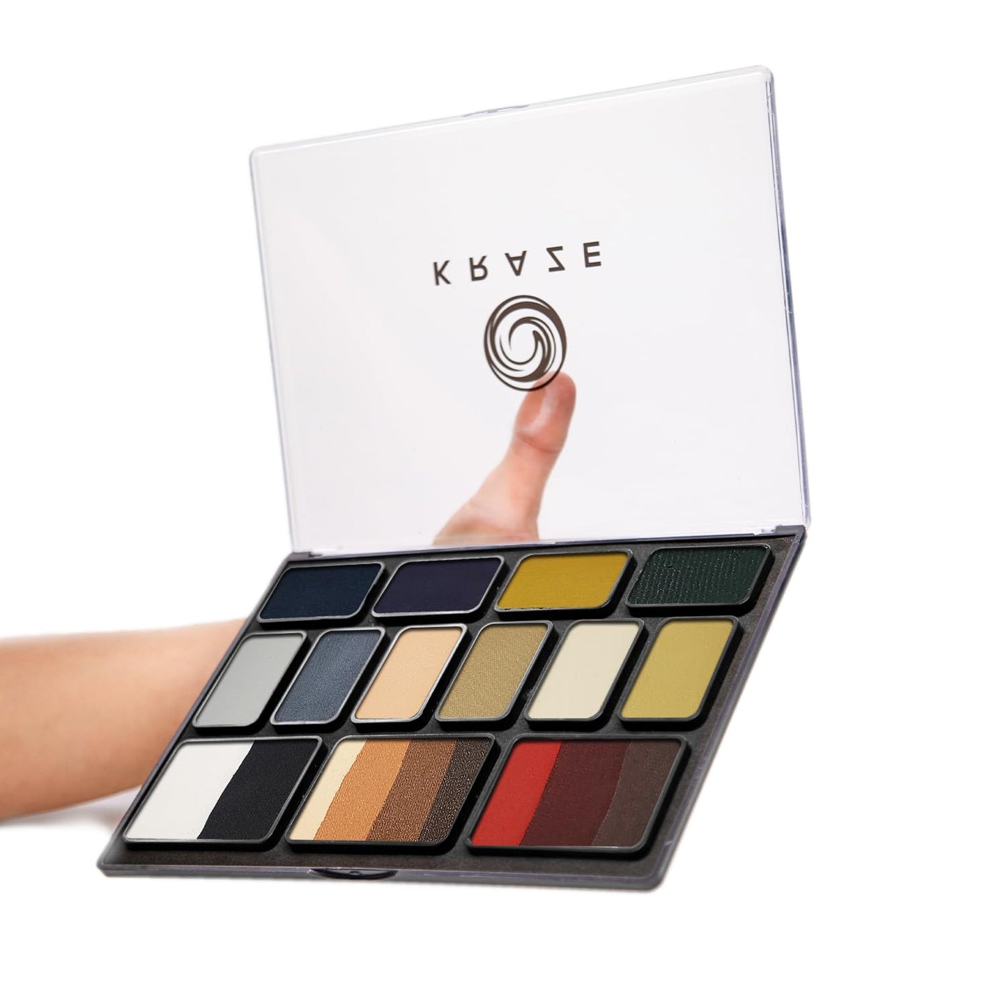 Kraze FX Ultimate Halloween Face Paint Palette, Split Cake Face Body Paint Set, Professional SFX Halloween Makeup Palette, Hypoallergenic Non Toxic