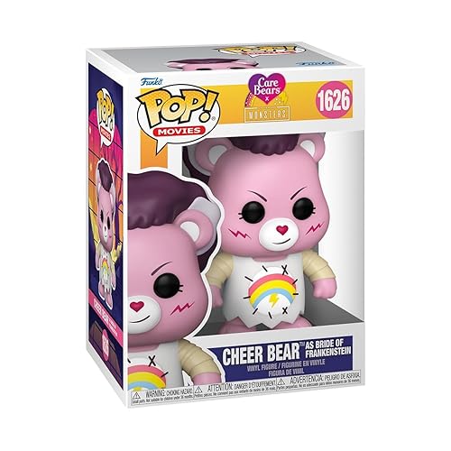 Funko POP Movies: Universal Monsters x Care Bears - Cheer Bear Bride of Frankenstein - Collectable Vinyl Figure - Gift Idea - Official Merchandise…