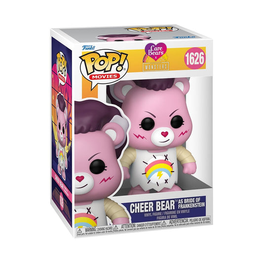 Funko POP Movies: Universal Monsters x Care Bears - Cheer Bear Bride of Frankenstein - Collectable Vinyl Figure - Gift Idea - Official Merchandise…