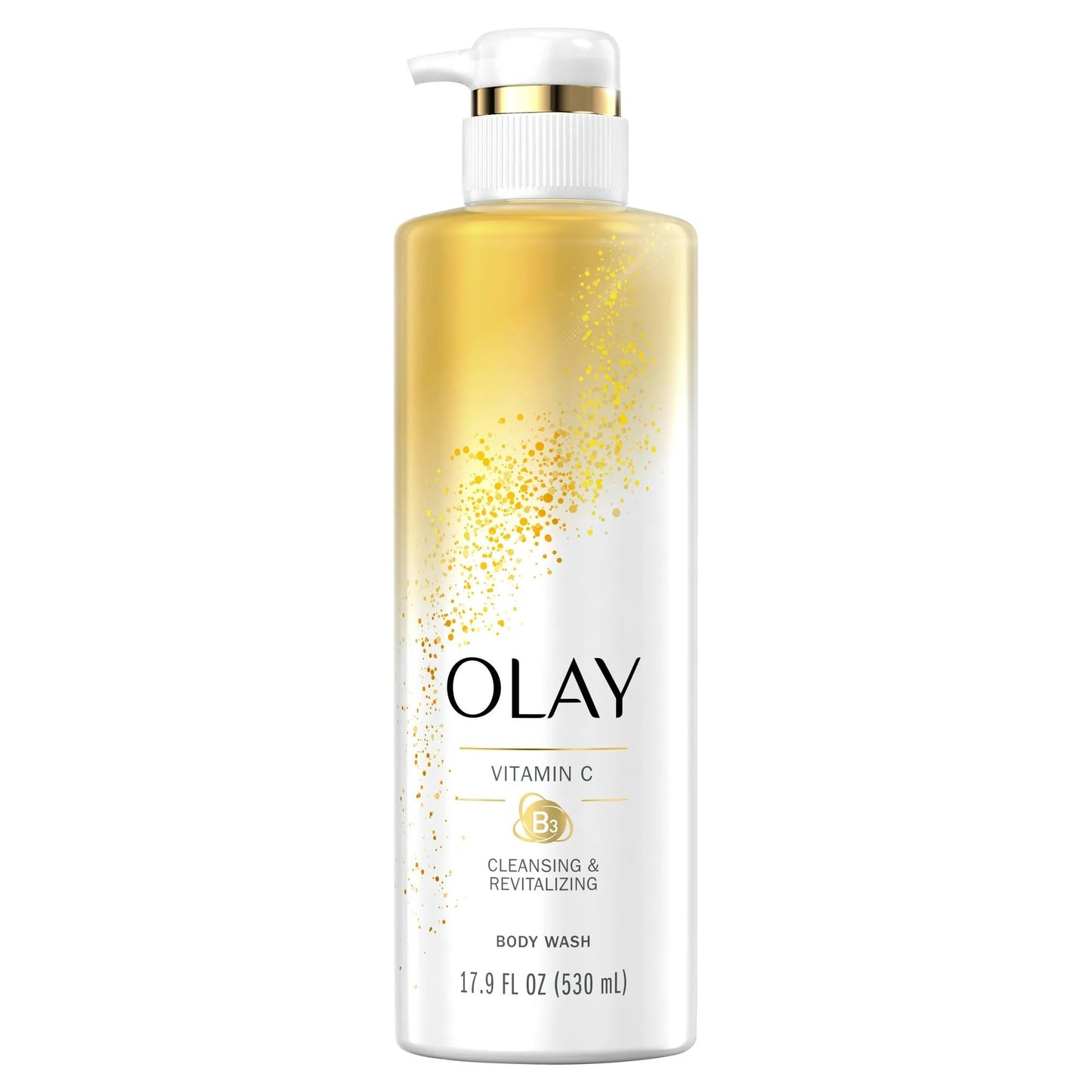 Olay Body Wash with Vitamin C & B3, Nourishing & Revitalizing, 17.9 FL.OZ (530 ml)