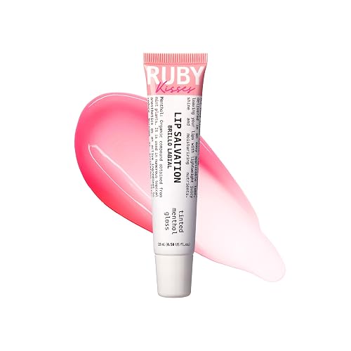 Ruby Kisses Salvation Lip Gloss, Lightweight, Juicy Shine, Menthol Infused Conditioning Lip Treatment, Heals, Cools & Calms, Deep Hydration Lip Care
