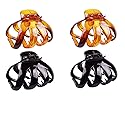 CONOFA 4 Pieces Classic Large Styling Octopus Hair Claw Clip Strong Holding Power Hair Clips Outdoor Hair Grip Hairpins Hairgrip for Women and Girls