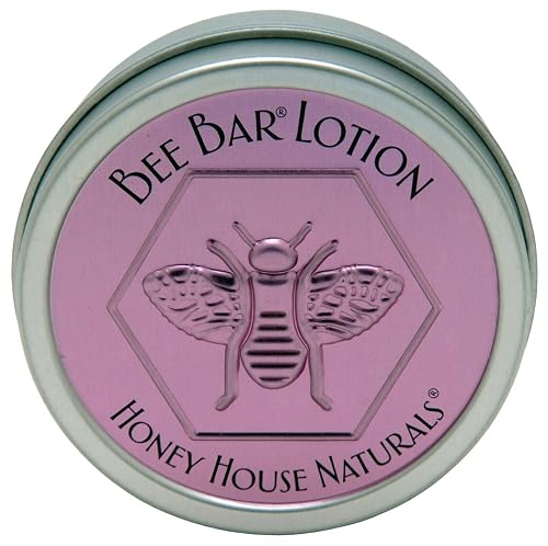 Honey House Naturals Small Bee Bar Lotion, Lavender, 0.6 Ounce