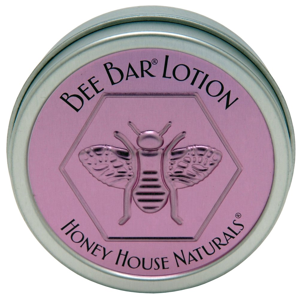 Honey House Naturals Small Bee Bar Lotion, Lavender, 0.6 Ounce